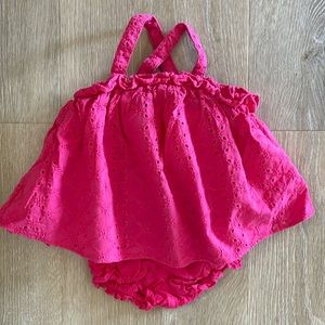 Janie and Jack eyelet set